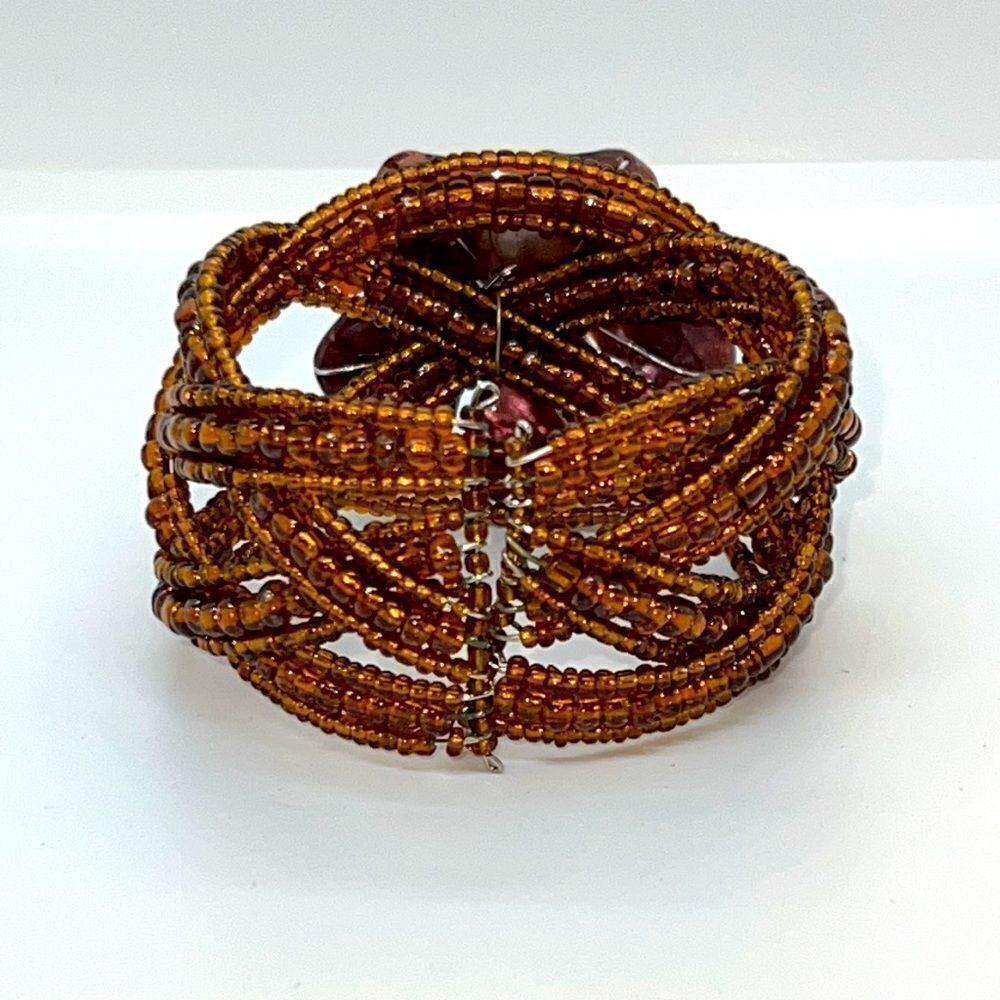 Three Beautiful Beaded Retro Bracelets - Picture 10 of 11